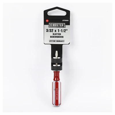 MASTER MECHANIC Electrician Screwdriver, Slotted 3/32 x 1.5-In.