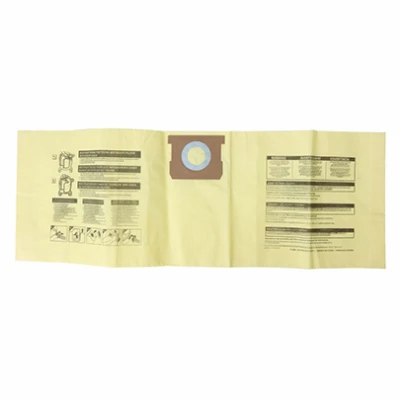 5 to 6 Gallon Wet/Dry Vacuum High Efficiency Dust Filter Bag, 3-Pk.