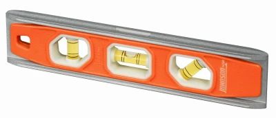 Torpedo Level, Magnetic, Glo-View , 9-In.