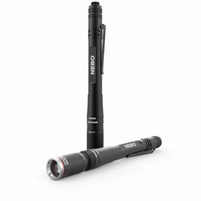 Inspector Rechargeable Pen Light, Flex-Power, 360 Lumens, Steel Clip, Waterproof