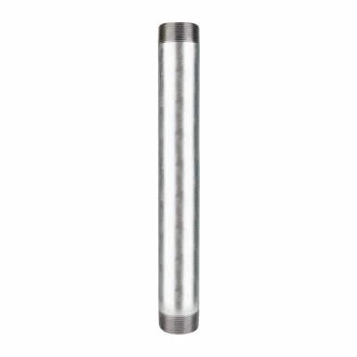 Galvanized Pipe Fitting Nipple, 1/8" X 2-inch Durable Connection