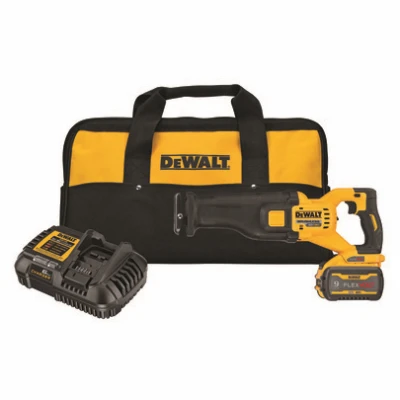 Recipricating  Saw Kit, 60-Volt Max, LED Light, 1-1/8-In. Stroke, With Battery, Charger, Bag