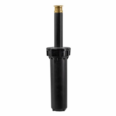 Pro Series Sprinkler Head, Half Pattern Twin Spray, Brass Nozzle, 4-In. Pop-Up