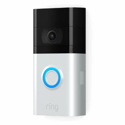 Video Doorbell, Version 2, Satin Nickel, Video & Two-Way Talk