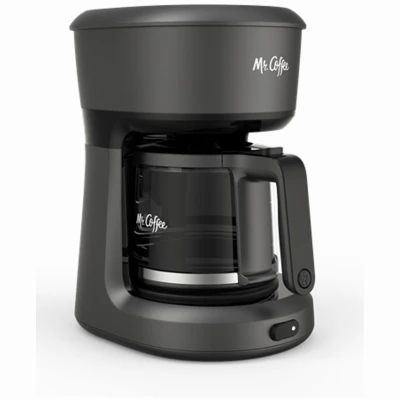 Mr. Coffee 5 Cup Coffee Maker Grab A Cup Auto Pause Black Gorham s Ltd