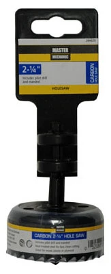Carbon Hole Saw, 2.25-inch With Integrated Mandrel