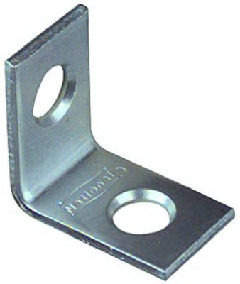 4-Pk., 3/4 x 1/2 In. Zinc Corner Brace