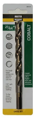 27 by 64 Inch by 5 and 3 by 8 Inch Cobalt High-Speed Steel Drill Bit