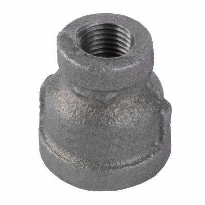 1/2 X 1/8 Inch Black Pipe Reducing Coupling - Durable Black Iron Fitting