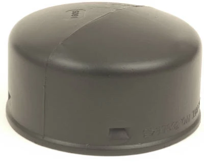 Poly Snap Drain Tube End Cap, 4 In.