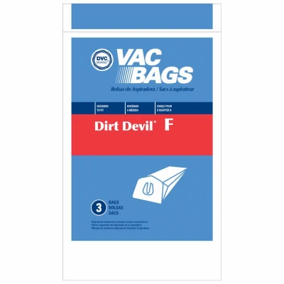 Dirt Devil Style F Canister Vacuum Cleaner Bags, 3-Pk.