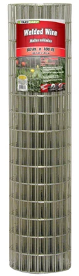 YARDGARD Galvanized Welded Wire Fence, 4 x 2-In. Mesh, 14-Ga., 60-In. x 100-Ft.