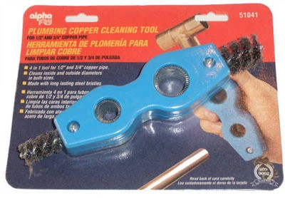 Copper 4-in-1 Cleaning Tool Brush