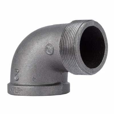 3/8 In. Black Pipe 90 Degree Street Elbow