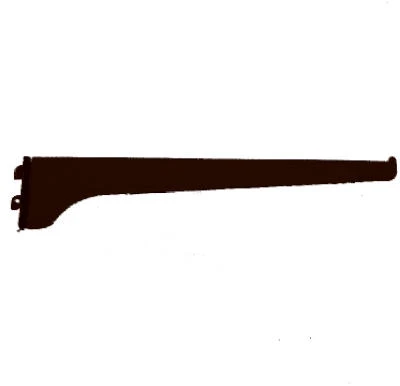 Series 80 Shelf Standard Bracket, Black Steel, 12-In.
