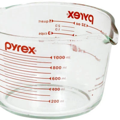 32 Ounce Measuring Cup with Clear Markings and Durable Construction
