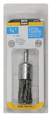 3/4 In. Knotted Crimped Wire End Brush