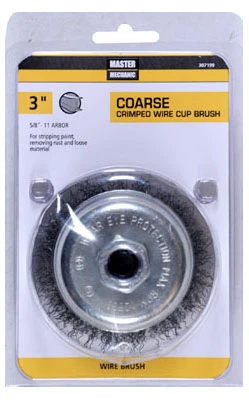 3 In. Crimped Wire Cup Brush