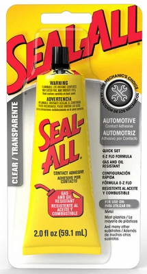 All-Purpose Contact/Automotive Adhesive, Clear, 2 oz.