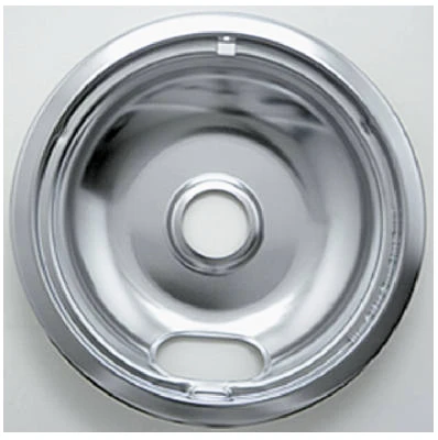 Electric Range Drip Pan,  A  Series Plug-In Element, Chrome, 8 In.
