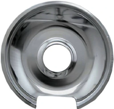 Electric Range Drip Pan, D Series Hinged Element, Chrome, 6 In.