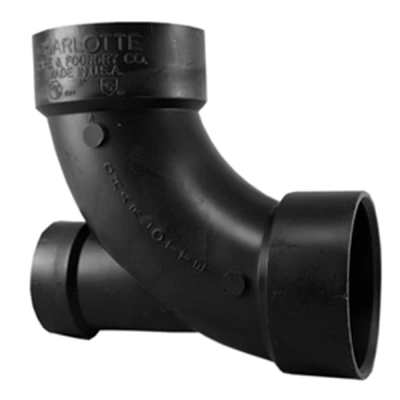 ABS/DWV Long Sweep Pipe Elbow, 90-Degree, 3 x 3 x 2 In.