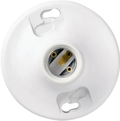 Pass & Seymour Plastic Keyless Lampholder, 250V