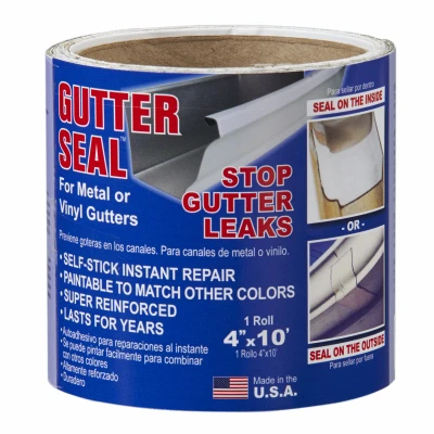 Gutter Seal Liner Roll, 4-In. x 10-Ft.