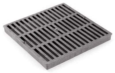 Square Grate, Black Foam Polyolefin, 9 x 9 In.