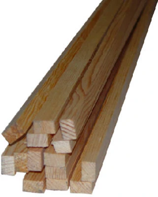 Solid Pine Moulding, Square, 1-1/16 x 1-1/16-In. x 8-Ft.