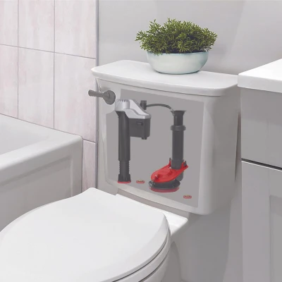 Ultra Universal High Performance 2 Inch Toilet Flapper Red 100bp
