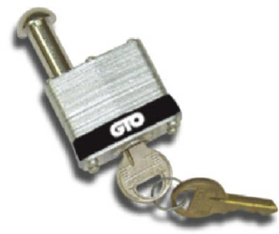 Gate Opener Pin Lock For Mighty Mule & GTO Swing Gates, 2 Keys