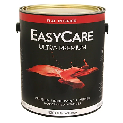 Ultra Premium Interior Latex Paint and Primer, Black Flat Finish, 1 Gallon