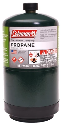 Propane Camping Cylinder, 16-oz.