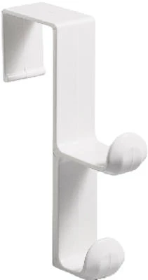 Over-The-Door Double Hook, Plastic