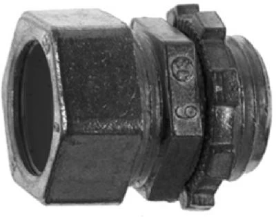 Electrical Metallic Tubing Compression Connector, 1/2-In., 50-Pk.