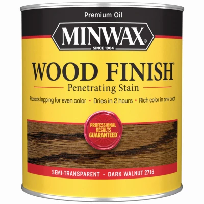 Dark Walnut Wood Finish, Qt.