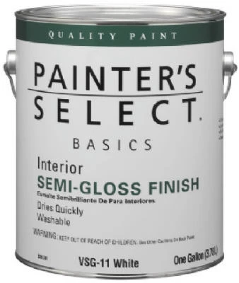 Basics Interior Paint Semi-Gloss Latex Off-White 1 Gallon