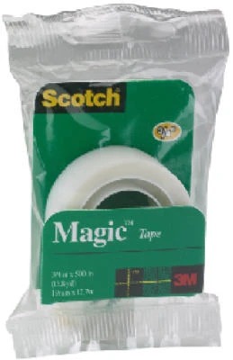 Magic Transparent Tape Refill Roll, 3/4 x 500-In.