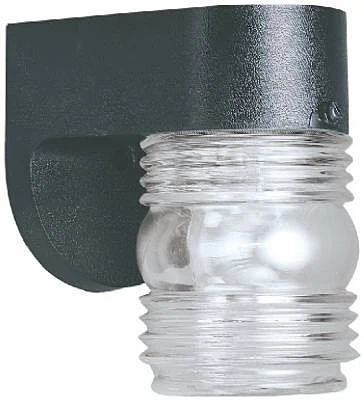 60-Watt Black Wall Lantern