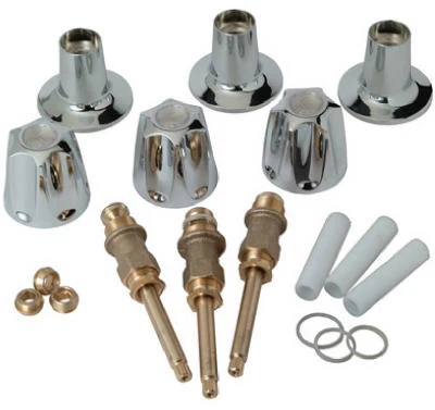 Chrome Tub & Shower Faucet Rebuild Kit For Price Pfister Verve-current Style, Model Sk0273