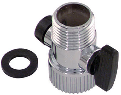 Shower Flow Control, Chrome, 1/2-In. Female Pipe Thread x 1/2-In. Male Pipe Thread