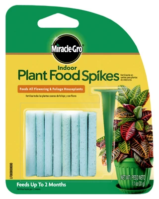 Indoor Plant Food Spikes, 24-Count