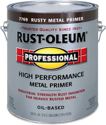 1 Gallon Red Flat Rusty Metal Primer, Model K7769402