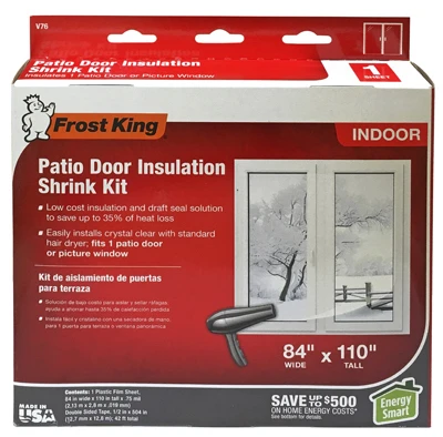 Insulation Kit for Patio Door or Large Window, 84 x 110 In.