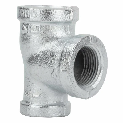 3/4 x 1/2 x 3/4 In. Galvanized Pipe Reducing Tee