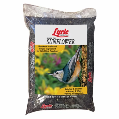 Black Oil Sunflower Seed Bird Food, 10 Lbs.
