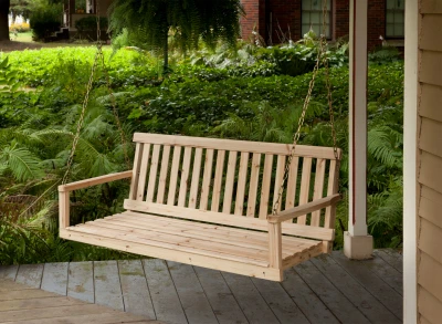 Jennings Traditional Patio Swing Seat, 5 Foot, Classic Outdoor Seating