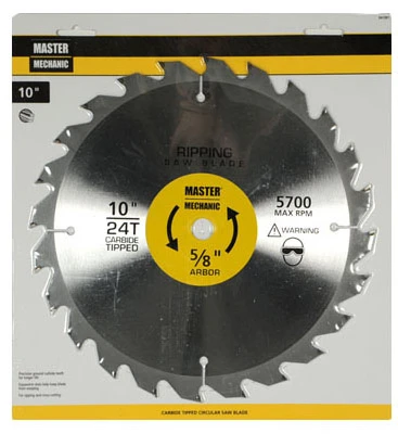Combo/Rip Circular Saw Blade, 24-Tooth x 10 In.
