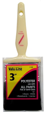 Latex Paint Brush 1 Inch Width High-Quality Bristles Comfortable Handle